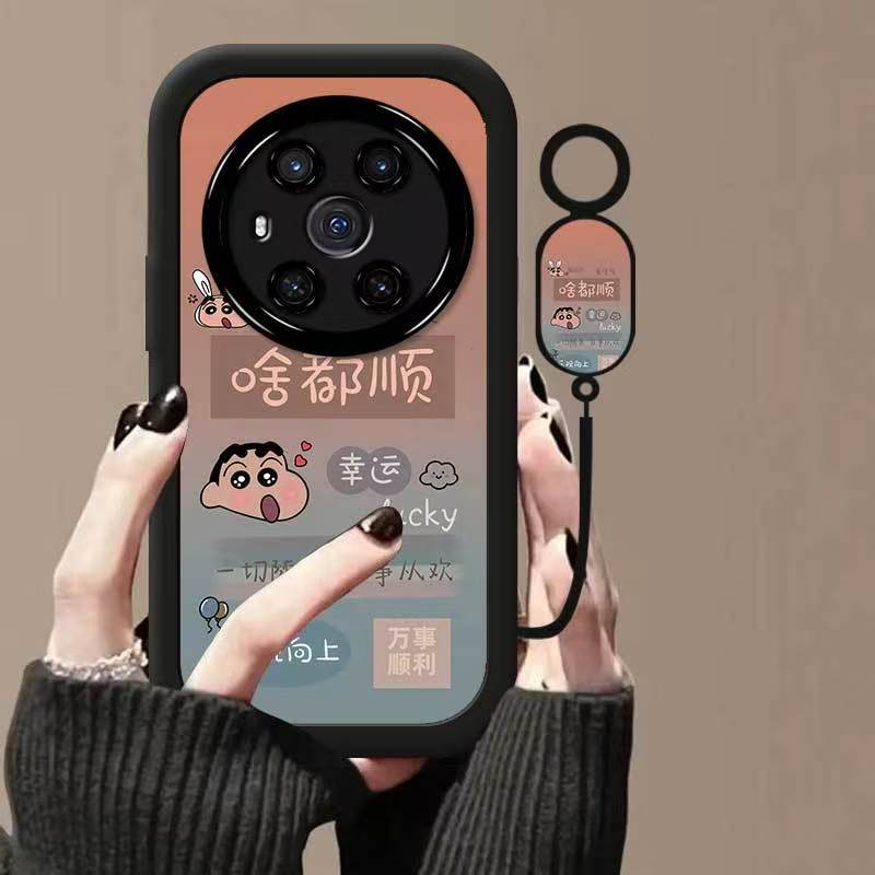 适用华为荣耀magic3pro手机壳文字elz-an00卡通软honor magic3保