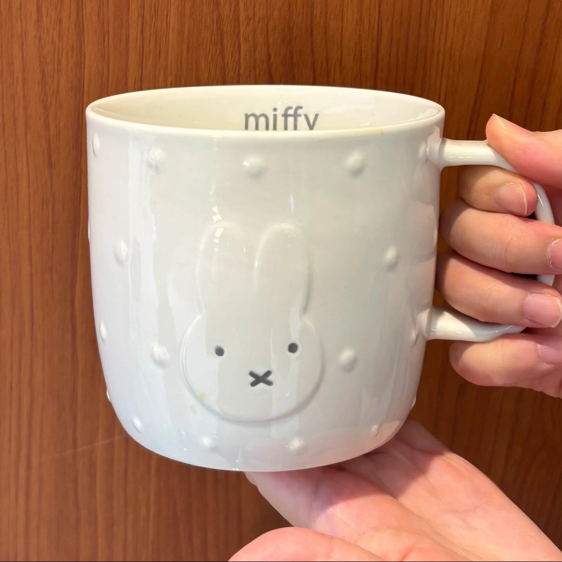 日系mifty 米菲马克杯可爱陶瓷杯子牛奶果汁喝水杯女生礼物大容量