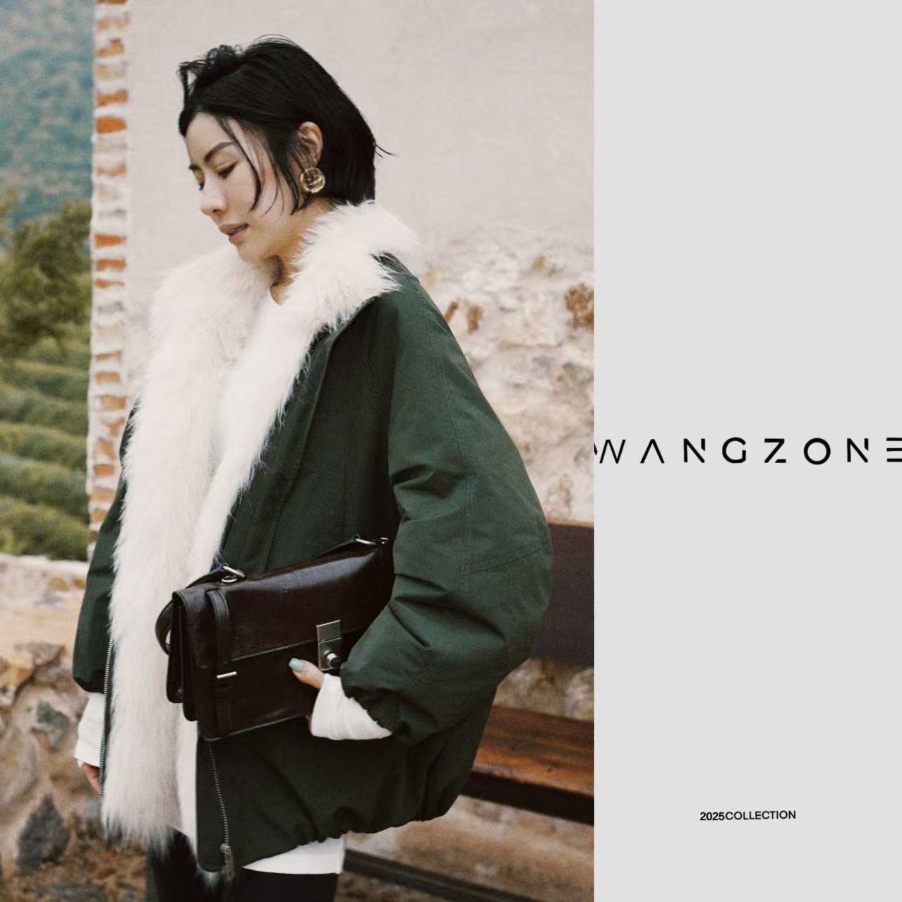 WANG ZONE｜多功能整条狐狸毛领进口面料95鹅绒派克羽绒服
