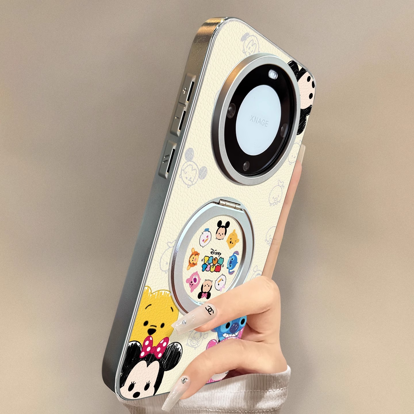 适用华为mate70pro新款手机壳mate60pro硅胶防摔保护套50叠叠小熊