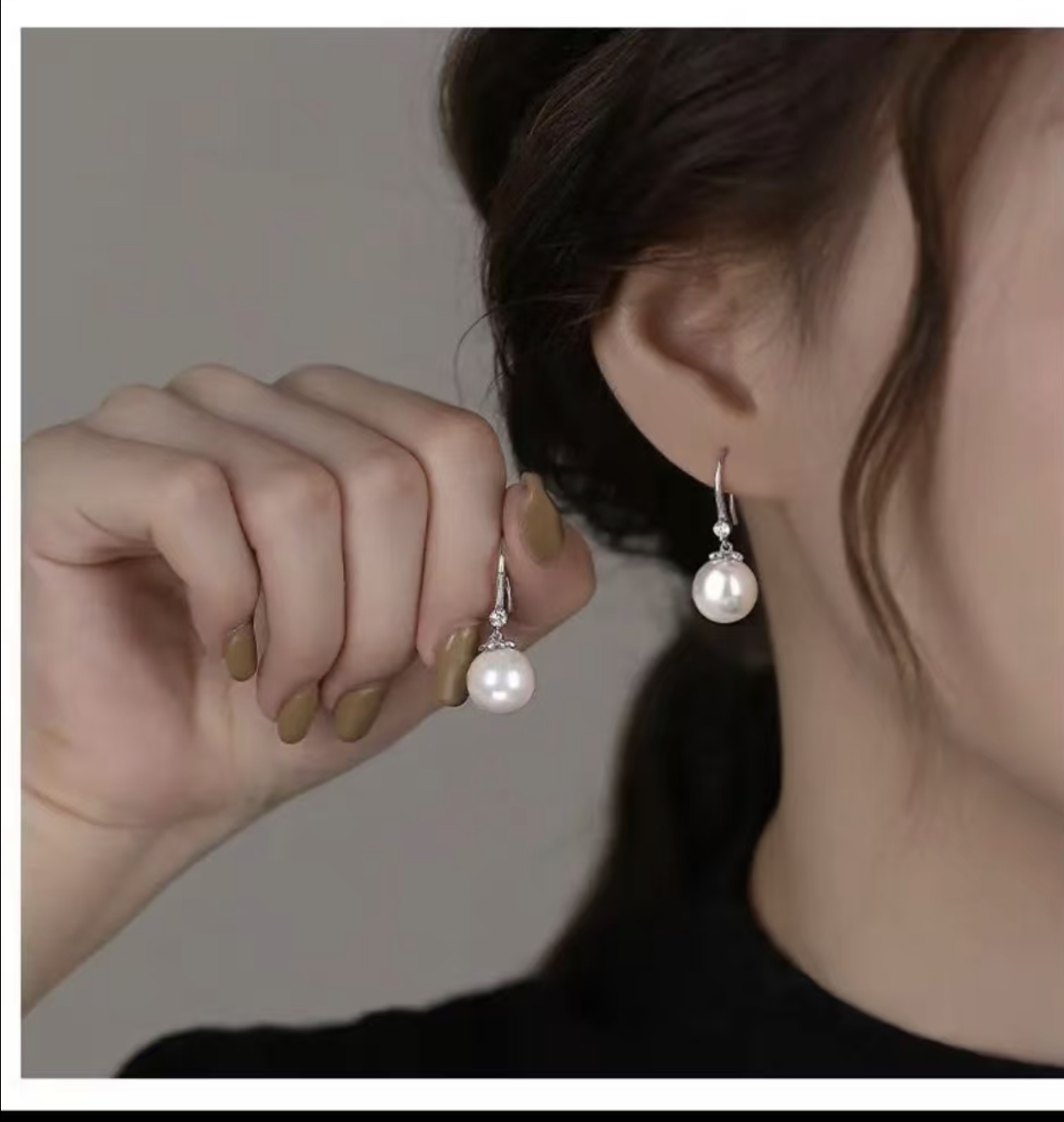 925银耳饰 【星芒】S925银气质耳坠镶钻耳钩防过敏百搭气质挂钩耳饰