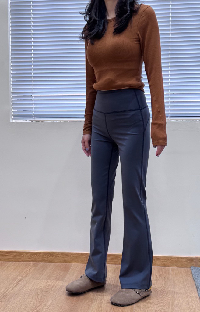 lu同款运动健身瑜伽跑步弹力秋冬螺纹打底衫长袖T恤