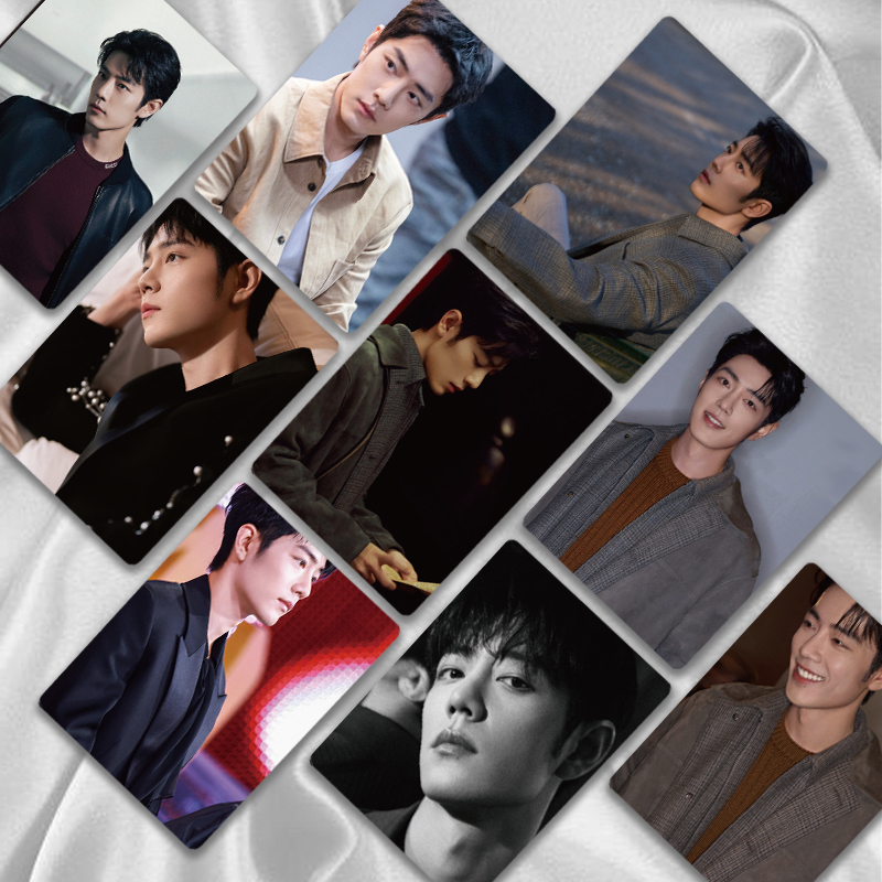 肖战镭射小卡片50张新专辑周边同款自印小卡拍立得LOMO卡明信片