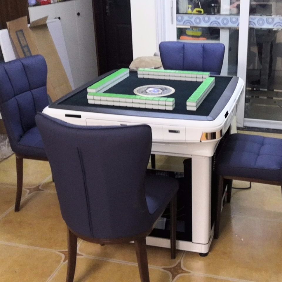 新款烤火一体麻将机全自动麻将桌取暖桌餐桌两用机麻家用四口机