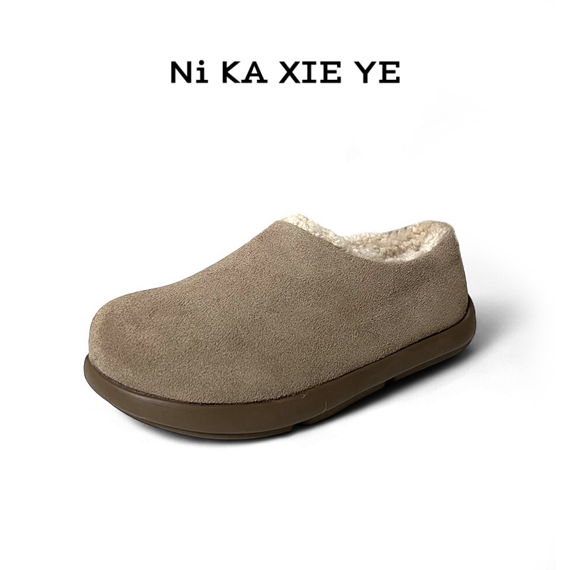 【小土豆全包】桑坡雪地靴保暖羊皮毛一体软底百搭加厚一脚蹬