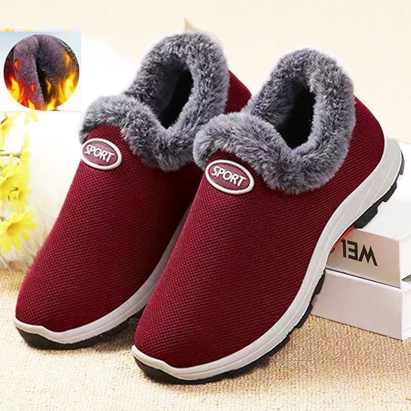 冬季保暖鞋老北京外穿加绒加厚保暖棉鞋女鞋子不冻脚耐磨棉鞋防寒