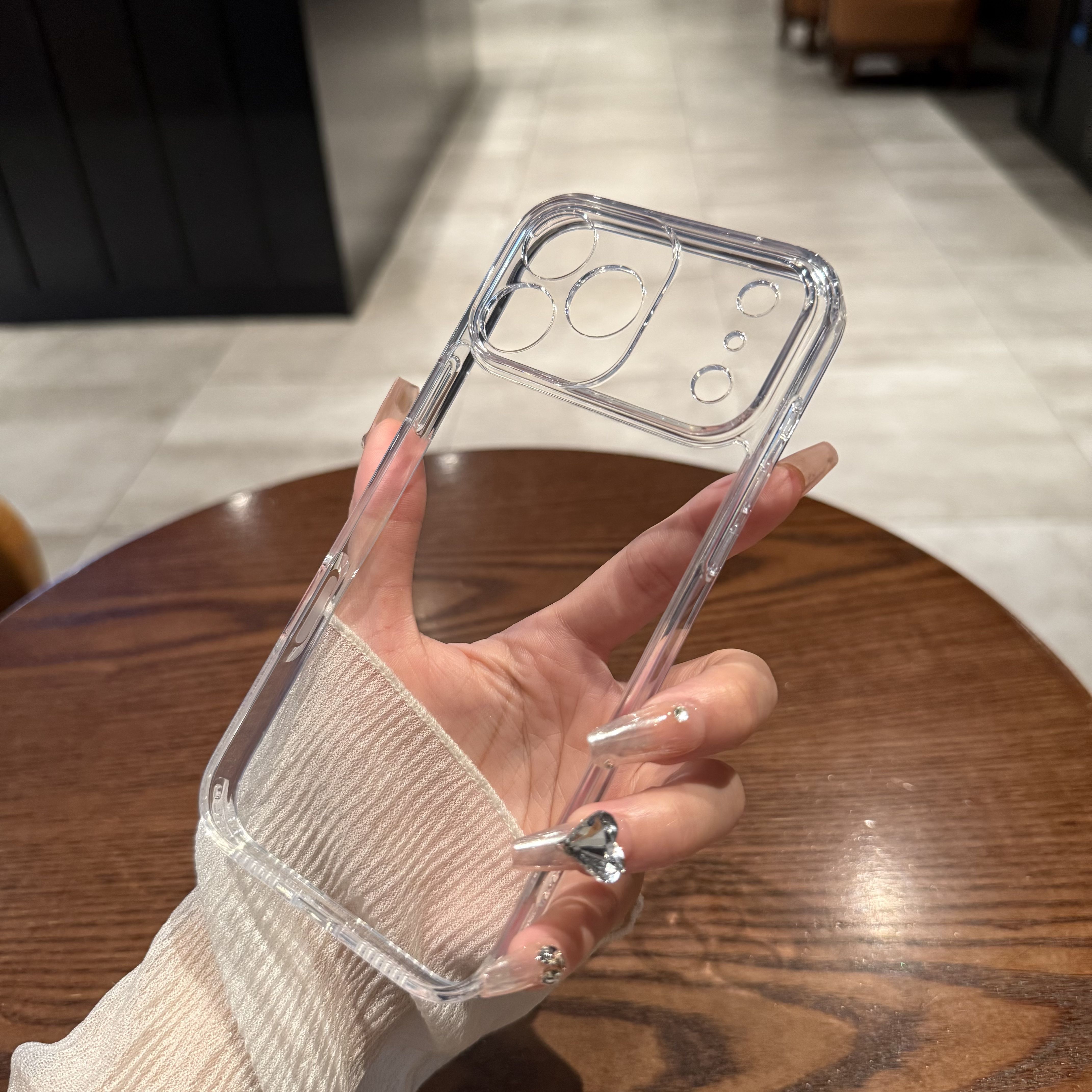 UMJ新款透明玻璃适用iPhone17proMax手机壳苹果16/15/1413男女Air