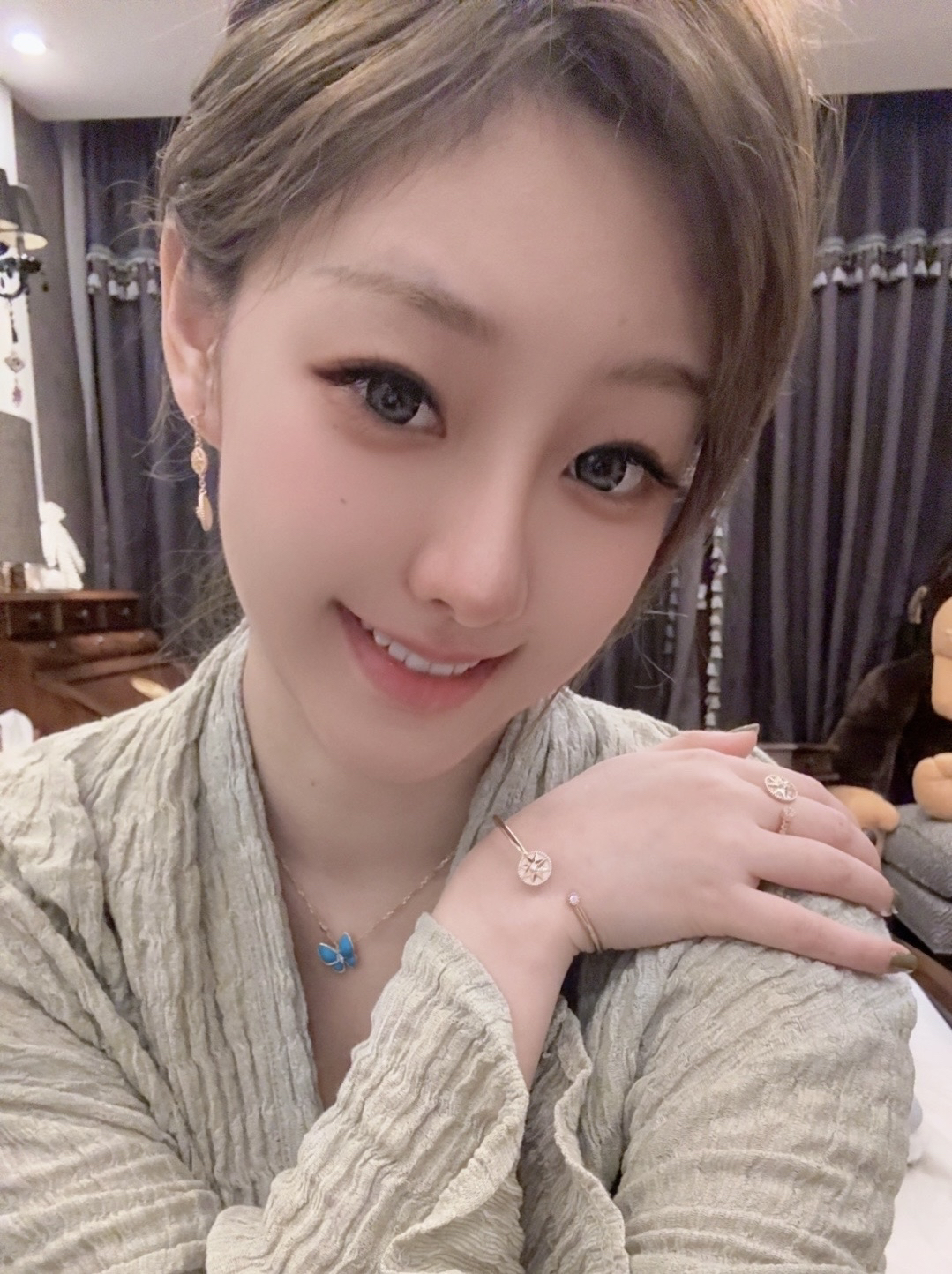 合金手镯 2439【星币系列】招财进宝星币手镯