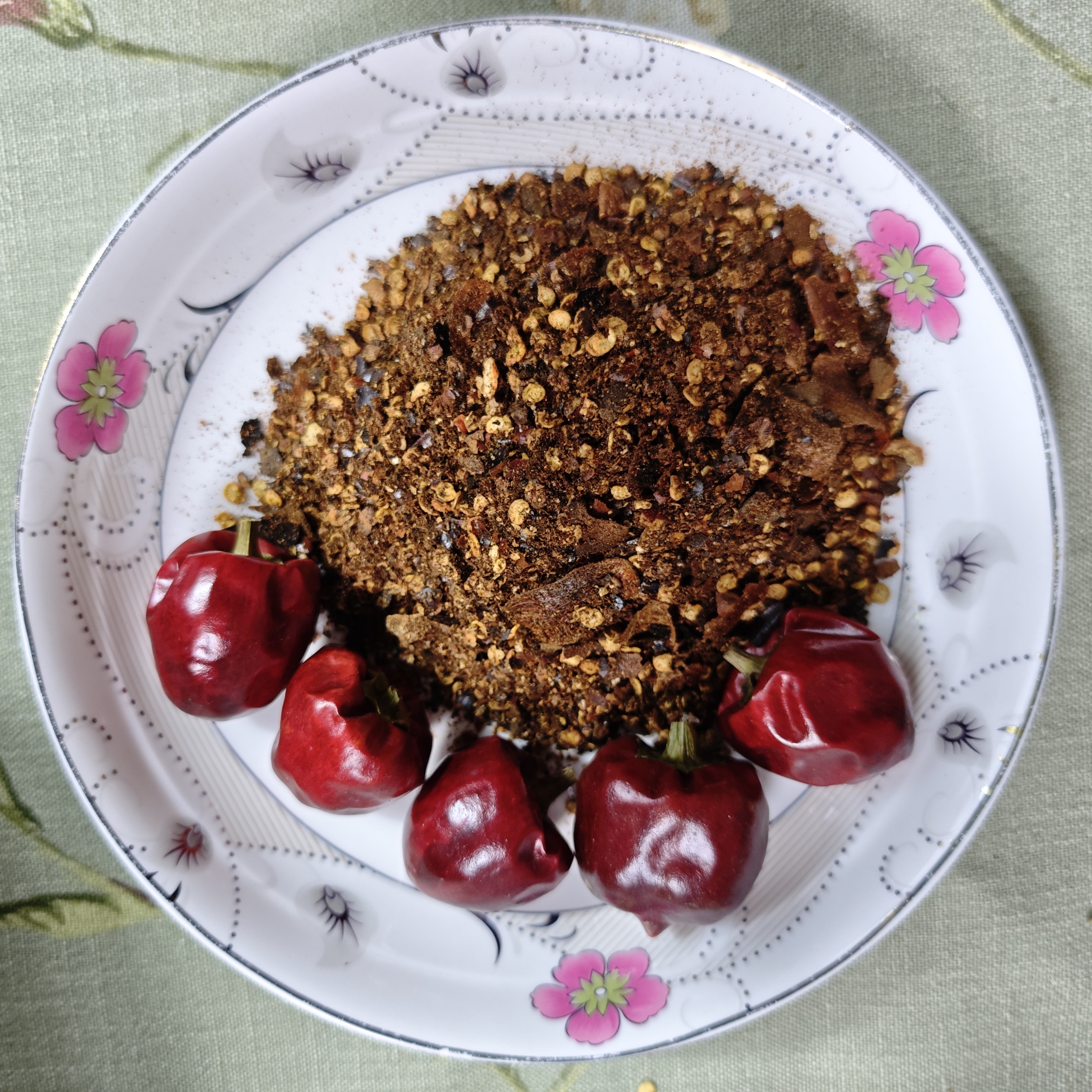 贵州特色手工捣碎糊辣椒面适合各种食物蘸料（微辣）