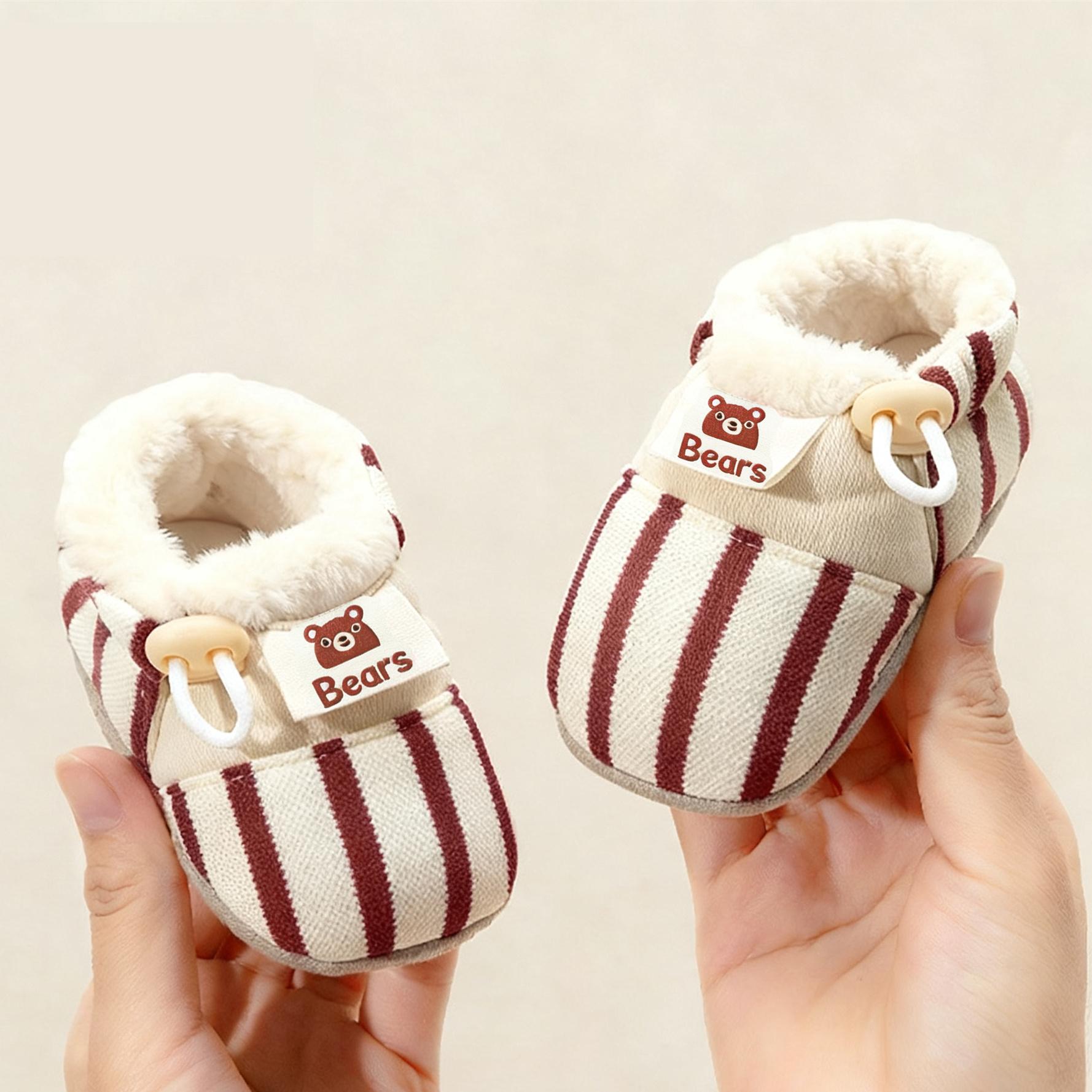 春秋季婴儿软底步前鞋袜0-6个月男女宝宝3-9-12个月防滑不掉鞋冬