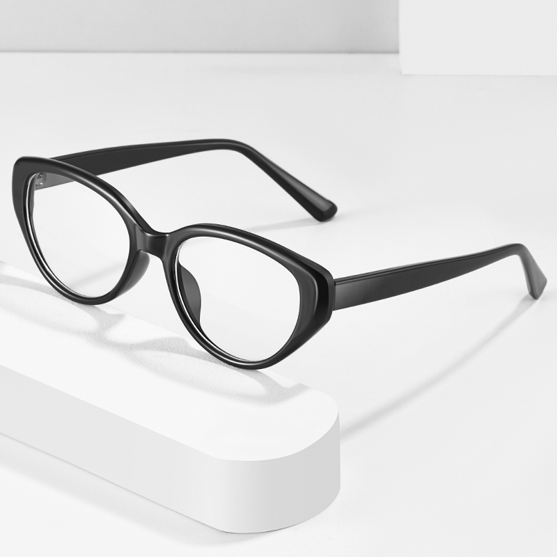 宝港眼镜框2025网红素颜猫眼防蓝光猫眼可配度数韩版防辐射53
