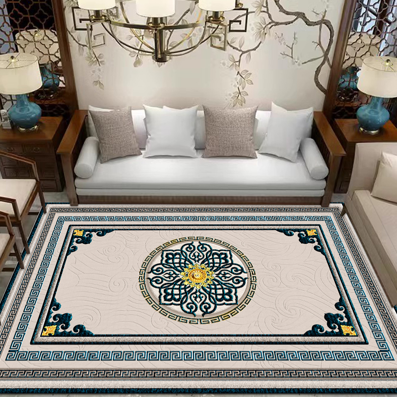 [外贸-849]240x360欧式客厅卧室吸水防滑地毯百搭客厅轻奢简家用