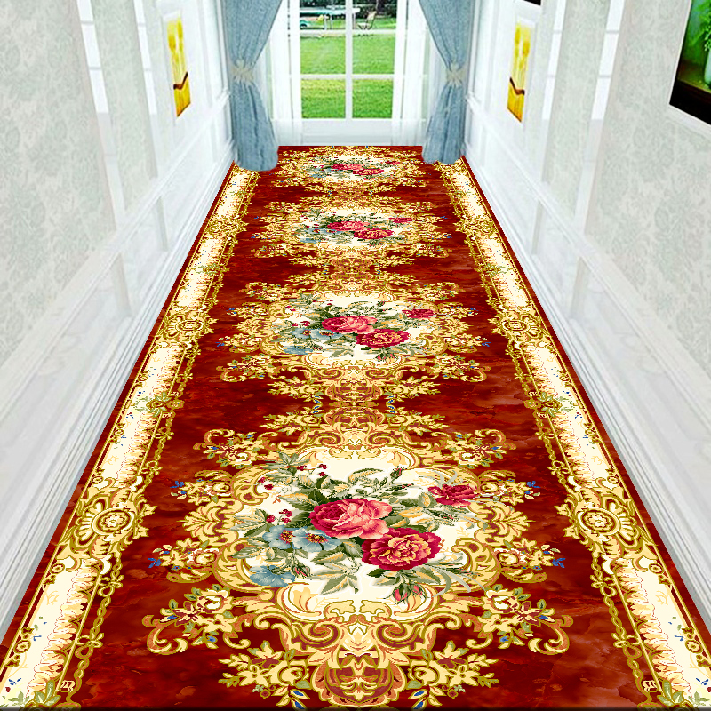 欧式楼梯踏步垫走廊过道地毯入户门垫玄关阳台地垫酒店可定防滑垫
