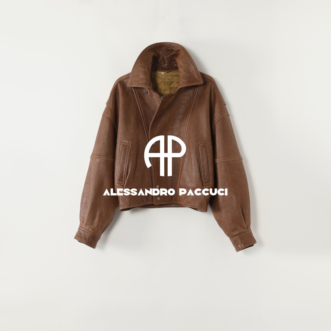 AP洛哥53075PY【法国原版皮/限量/黑标系列】翻领两色时尚百搭皮衣