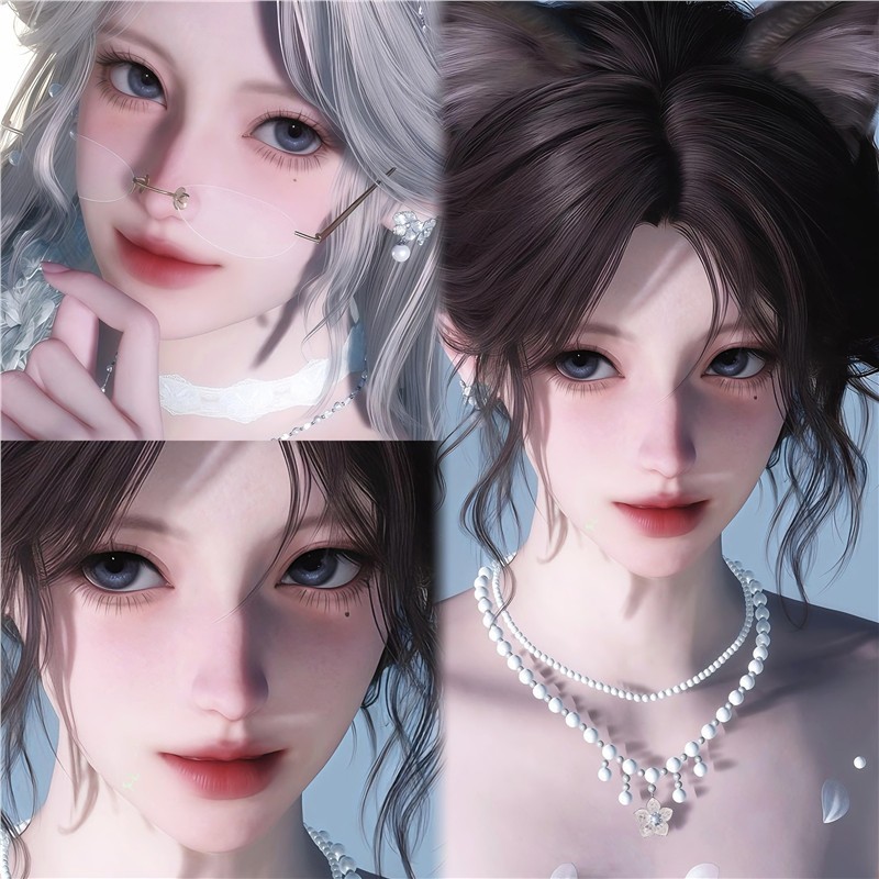 发3 极繁主义 公爵家的女儿 小葵 恋与深空捏脸 月见西含导入教程