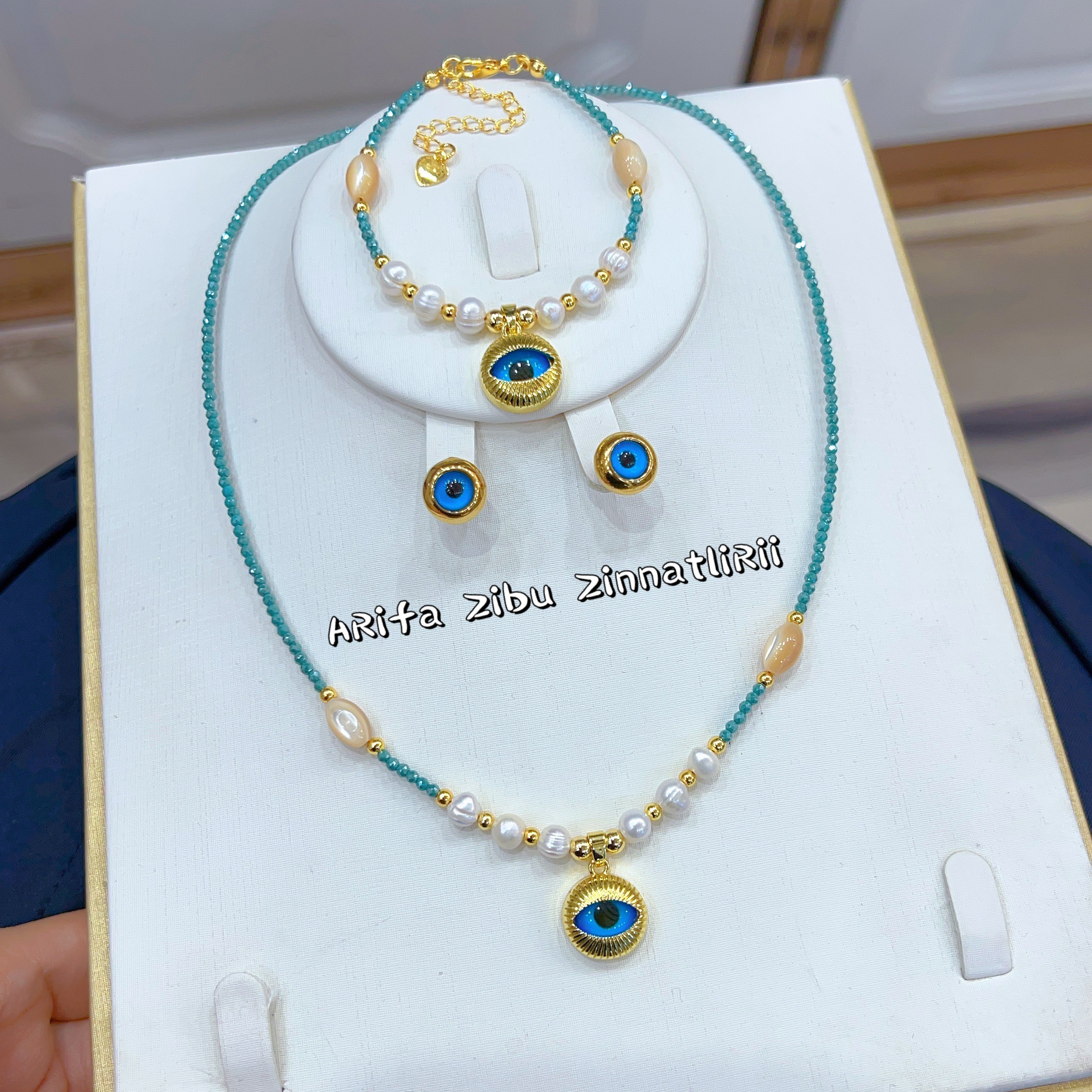 钛钢项链 阿热发新款时尚大方百搭气质个性手工套装轻奢精致法式