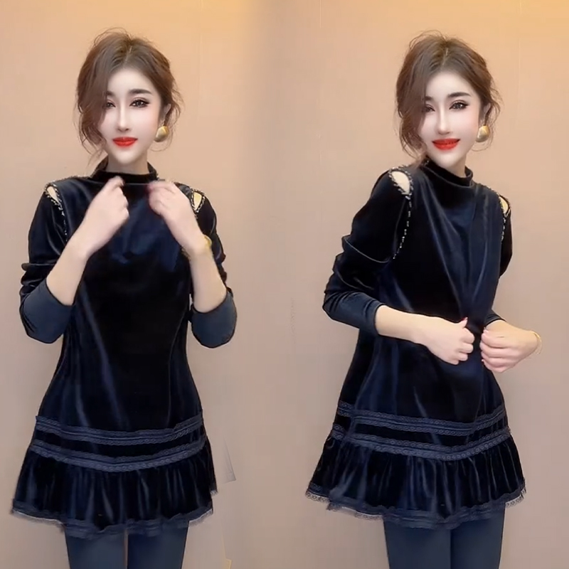 2025秋冬新款时尚显瘦气质网红高档洋气女高级百搭宽松大码连衣裙