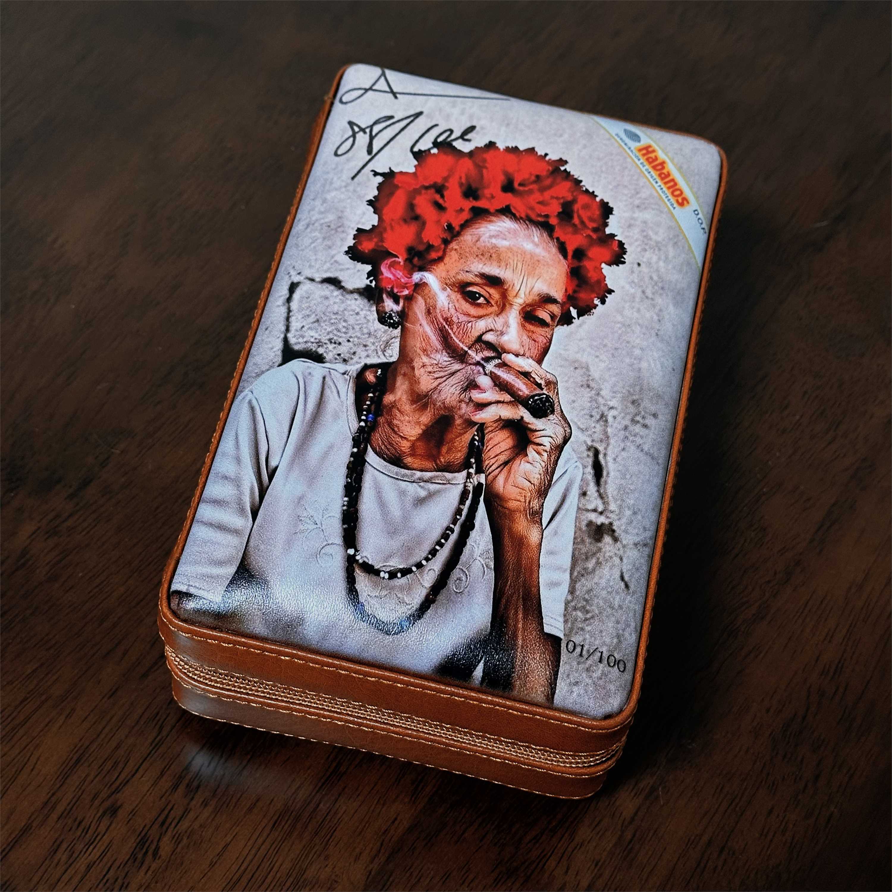 正品S5h限量雪茄盒便携式雪茄松木保湿盒雪茄烟盒雪茄便携随身包