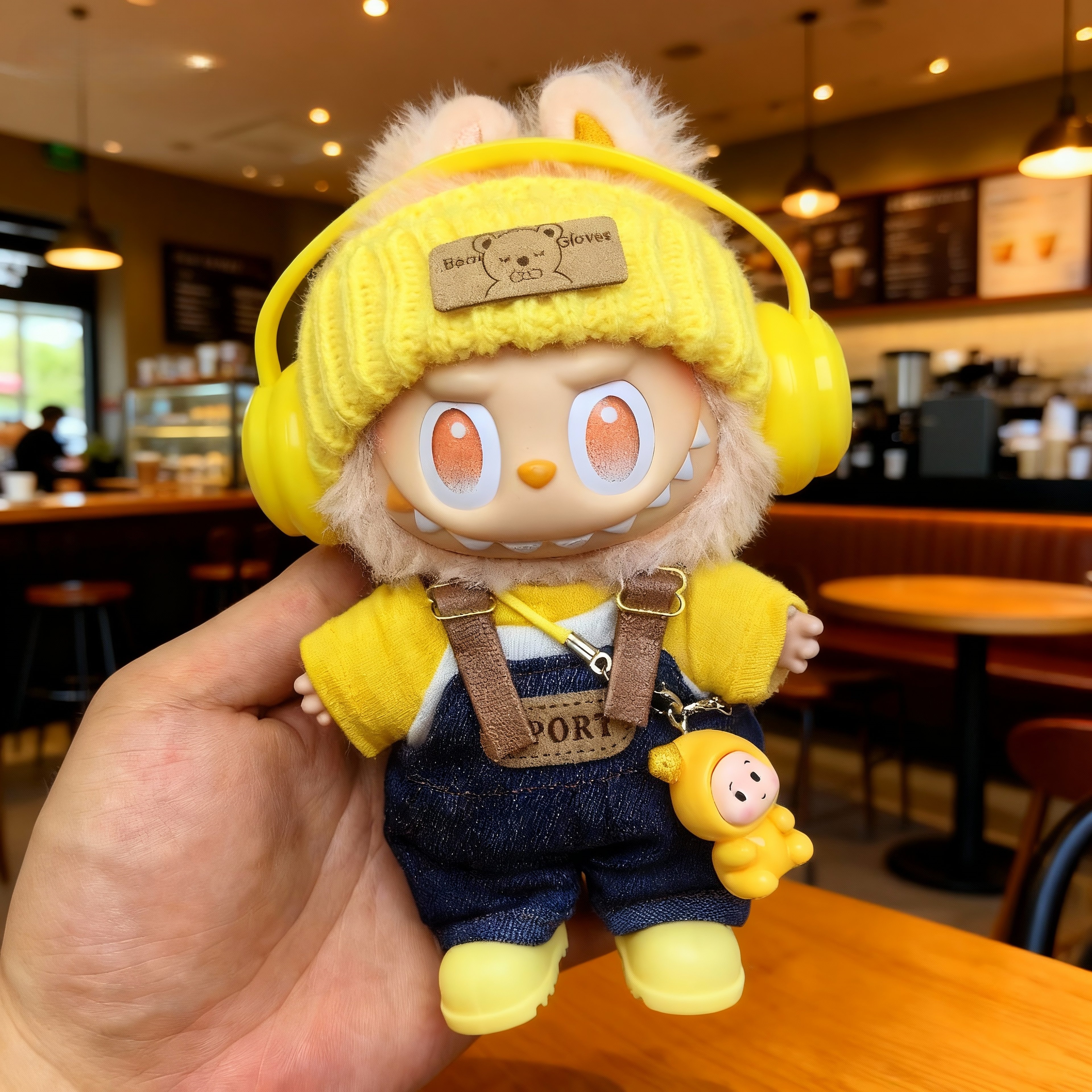 适用3.0欢乐忠诚labubu娃衣一代二代三代前方高能拉布布可爱衣服