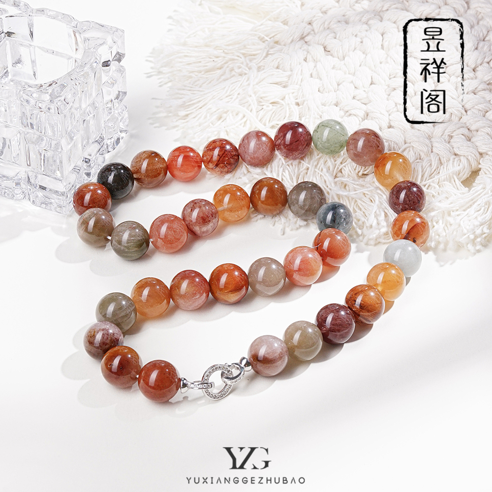 强烈推荐韦雪同款·老矿料兔毛水晶卖完就没了·福禄寿多样性发一