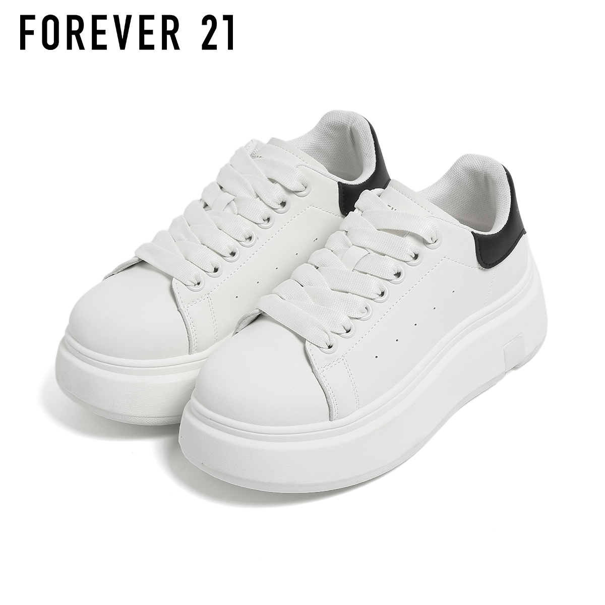 F21小白鞋女增高6cm2025新款秋季厚底超火轻便百搭配裙子休闲板鞋