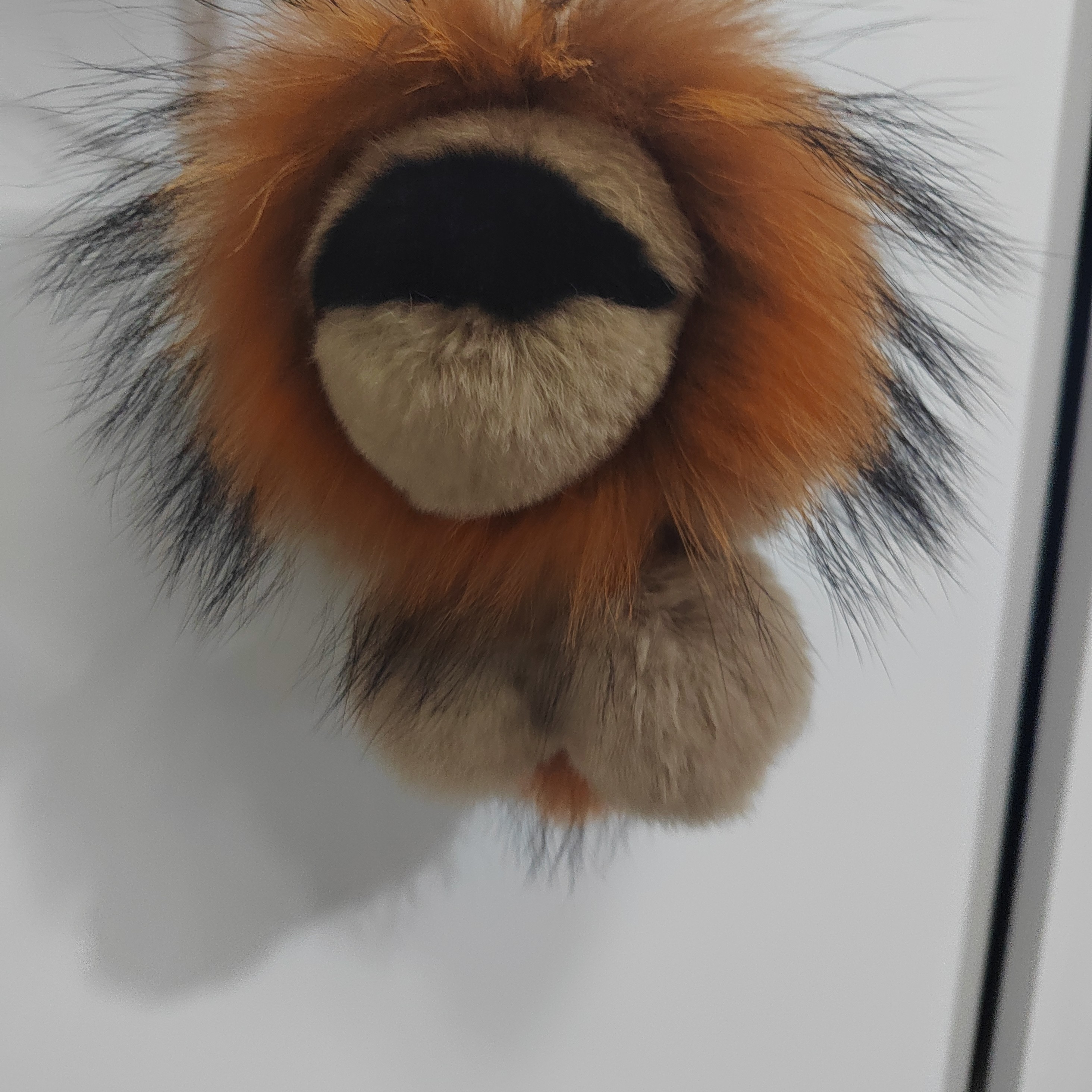 手工包挂件可爱风便携款獭兔毛+貉子毛小狮子