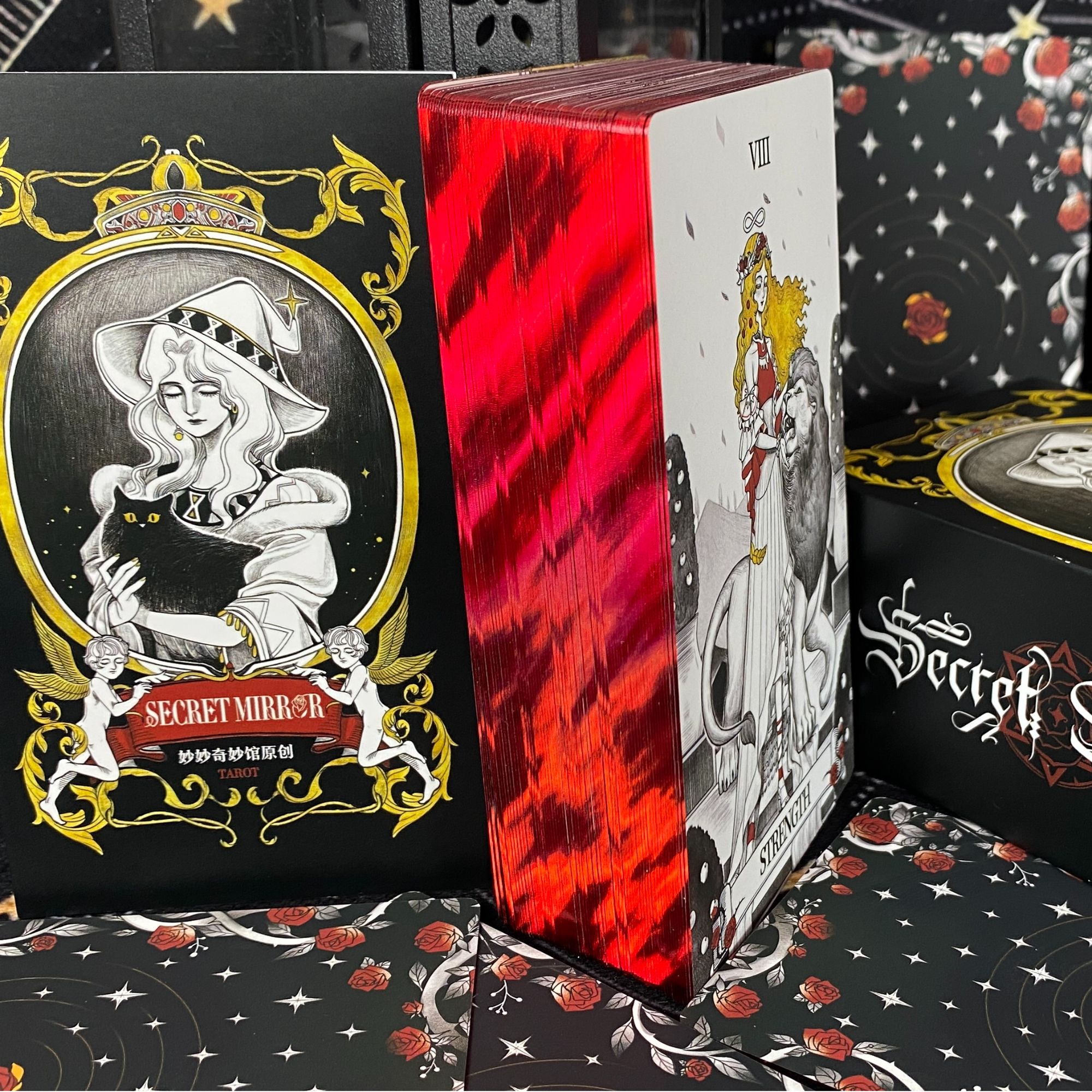 正版【秘境庄园-黑白第2版】原创塔罗牌伟特系新手友好初学者桌游