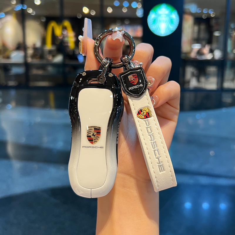 保时捷钥匙套帕拉梅拉Panamera卡宴Cayenne扣Macan911车男女包套