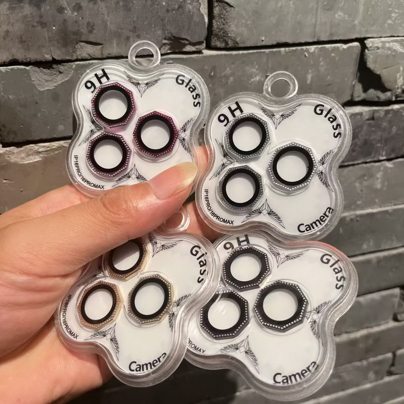 方块雕刻钻适用苹果16镜头膜iPhone15Promax摄像头保护贴14个性13