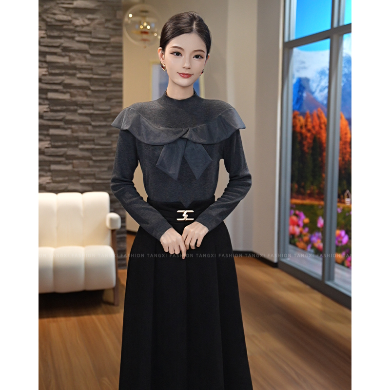 2026秋冬新款【JR-08】含绵羊毛老钱风可外穿精致打底针织衫上衣