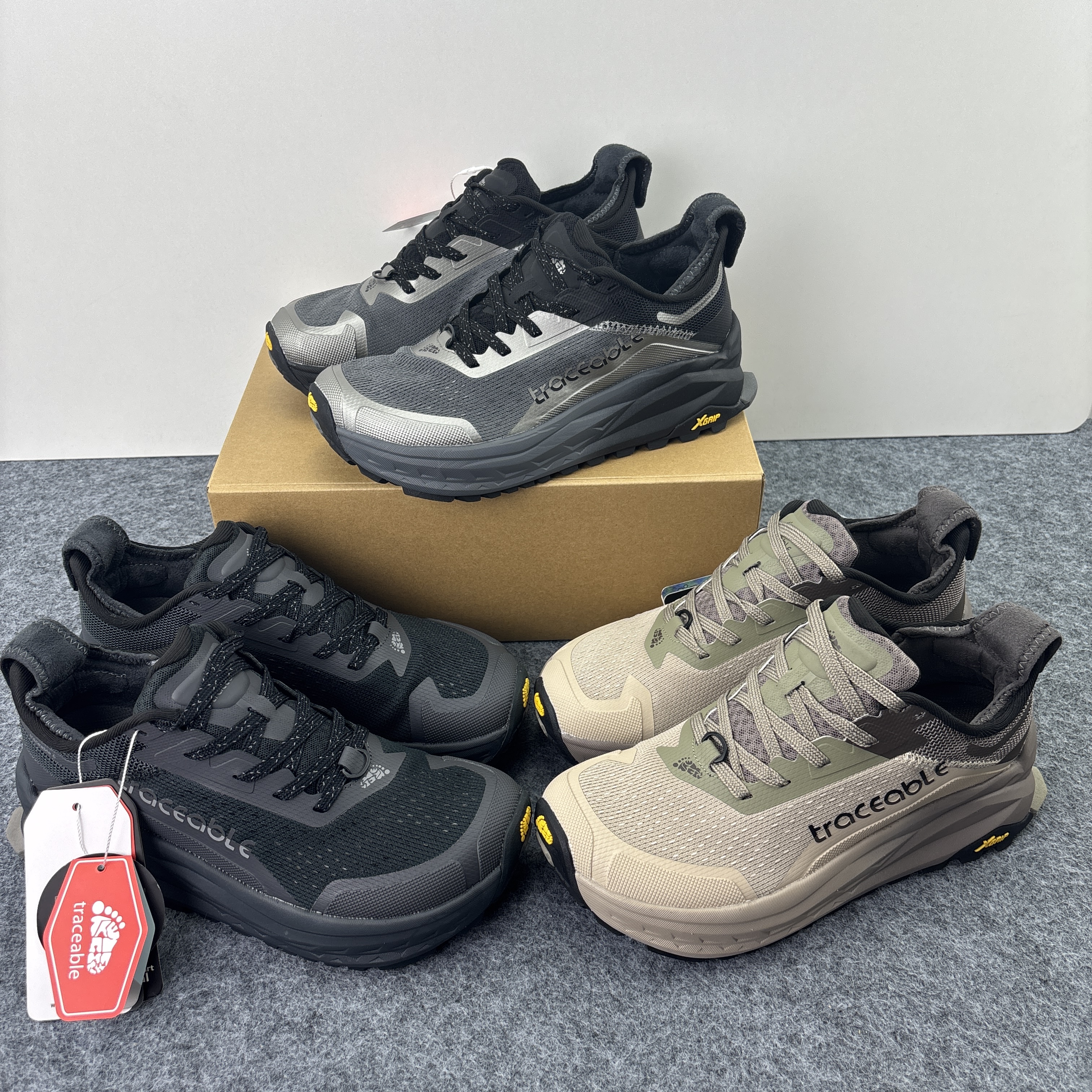 加拿大情侣越野鞋减震缓震耐磨全地形越野跑鞋防滑跑步登山徒步鞋