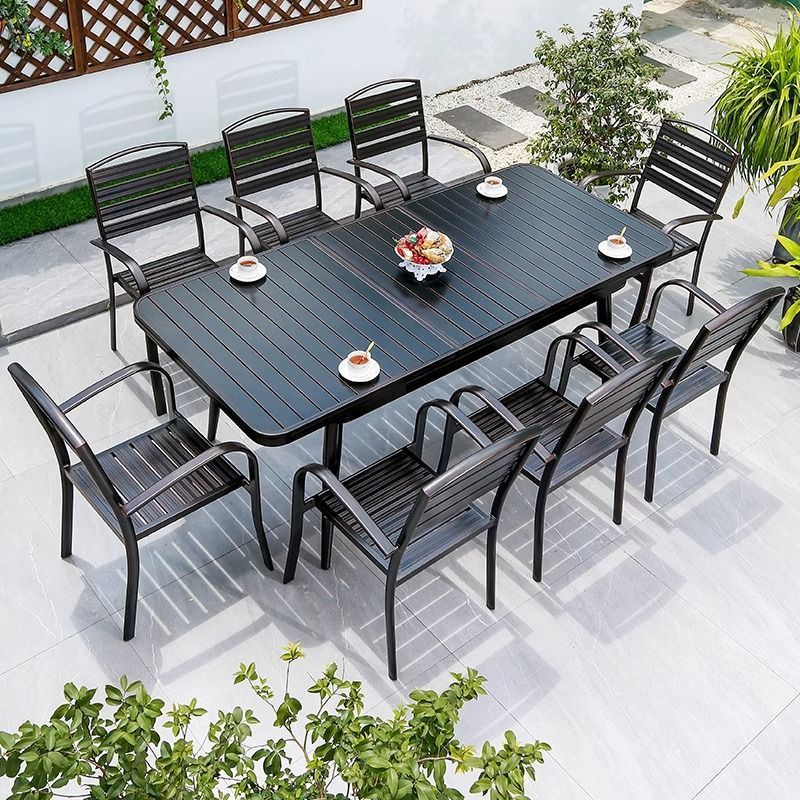 全铝合金户外桌椅庭院露天别墅花园休闲防水防晒铸铝室外桌椅