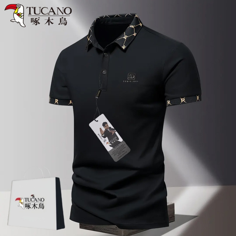 TUCANO/啄木鳥商务POLO衫棉T恤男夏季休闲百搭透气翻领短袖时尚