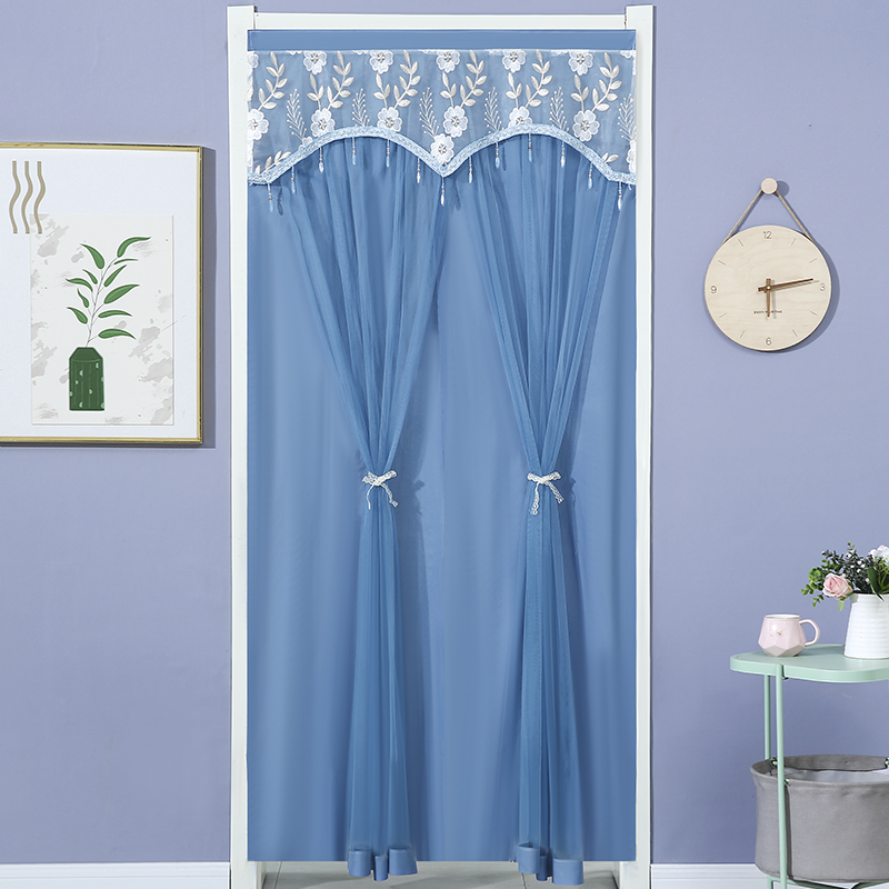 防蚊门帘夏季家用卧室房间纱帘挡蚊子隔断魔术贴帘免打孔遮挡新款