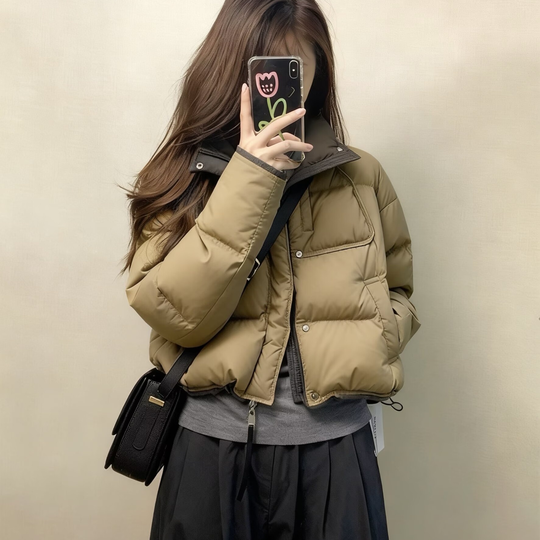 巨好看的短款棉服女冬2025新款小个子时尚保暖高级感面包服外套