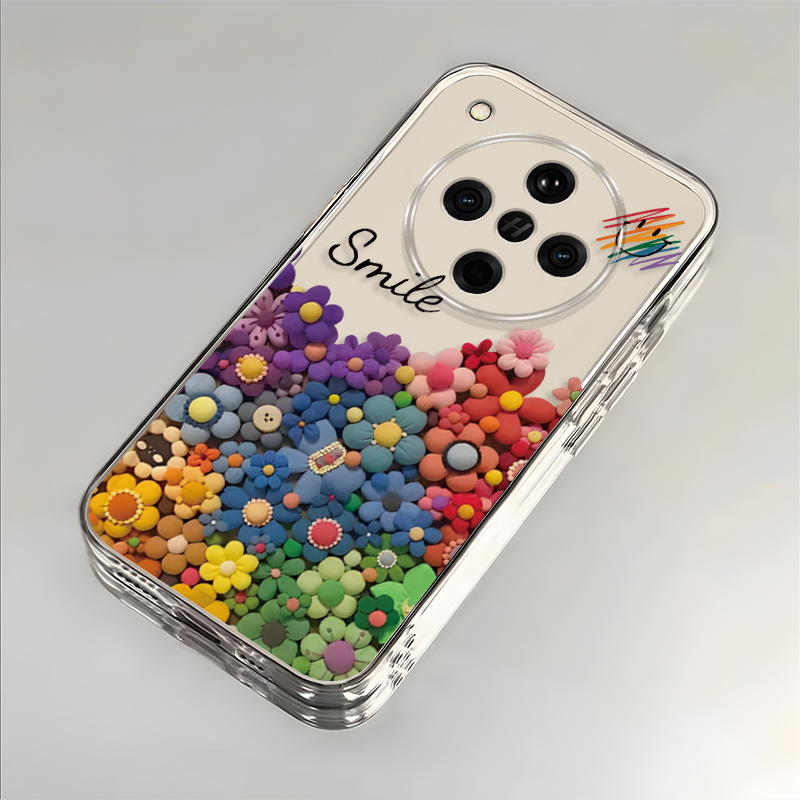 微笑花适用OPPOFindX8手机壳oppox8pro防摔软胶透明潮ins全包