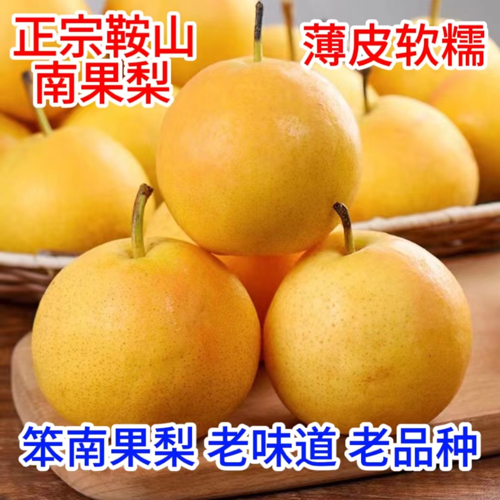 正宗鞍山南果梨皮薄肉厚汁水充足产地直发