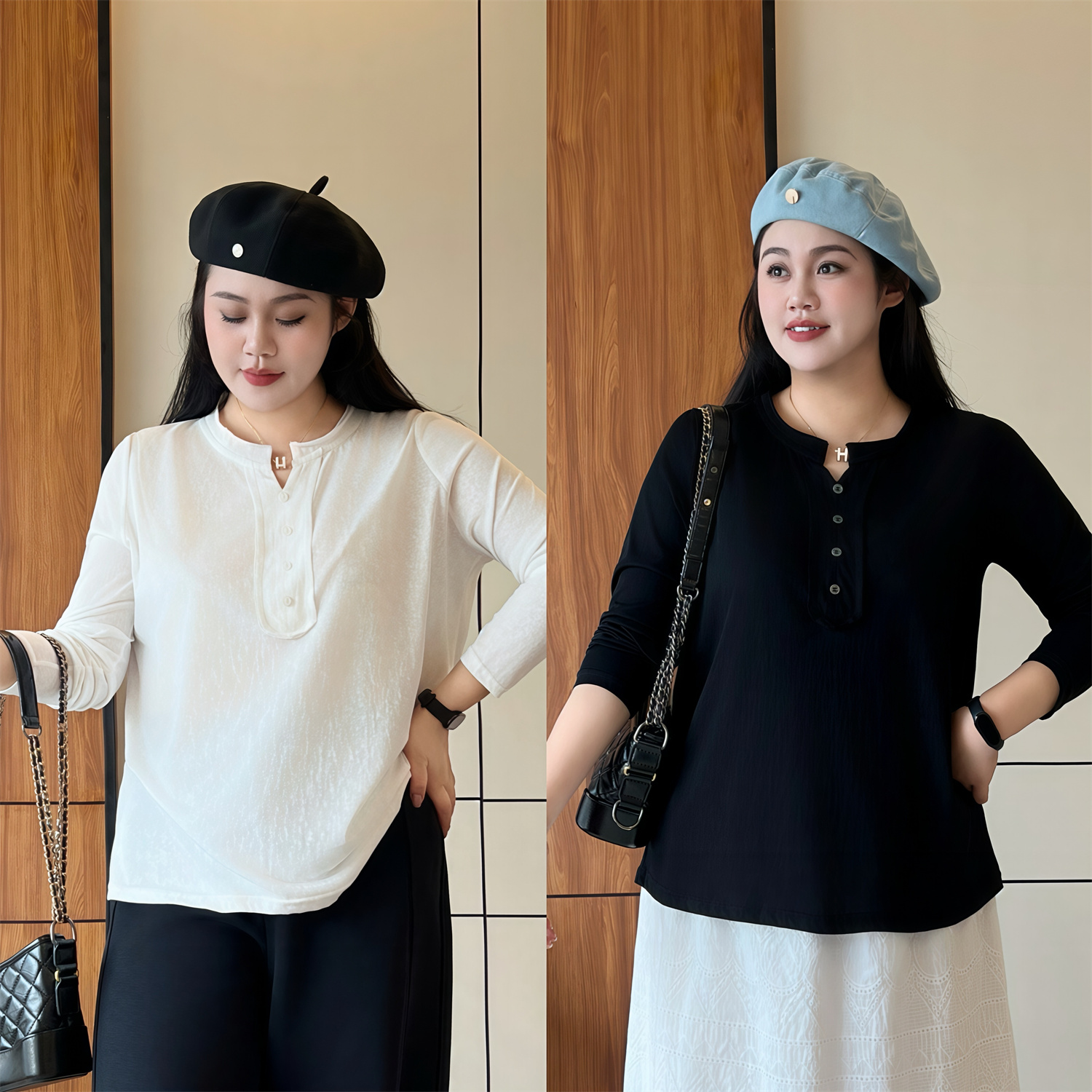 大码女装秋季花契200斤胖mm雪花棉海盐风休闲百搭打底衫15568-F