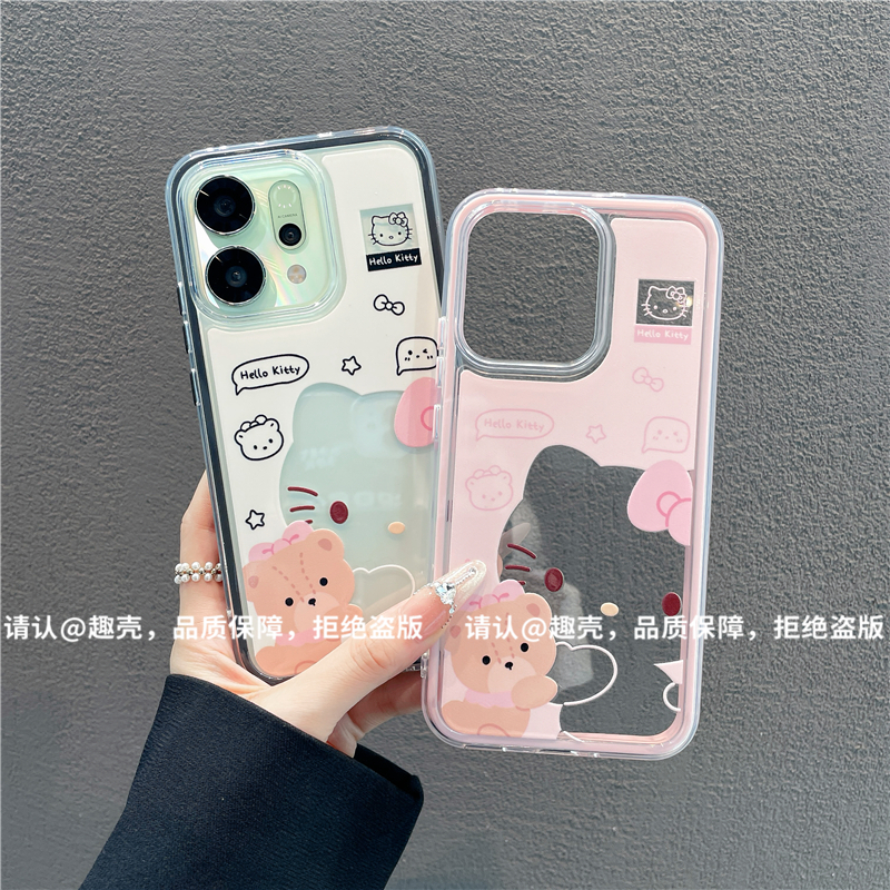 三合一炫彩适用苹果iPhone17/华为荣耀/OPPO/VIVO/小米手机壳爆款