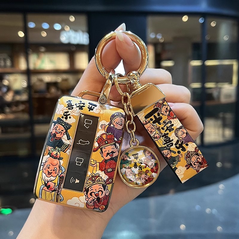 适用坦克300/400钥匙套赛博魏派TANK新标500/700越野版保护扣壳包