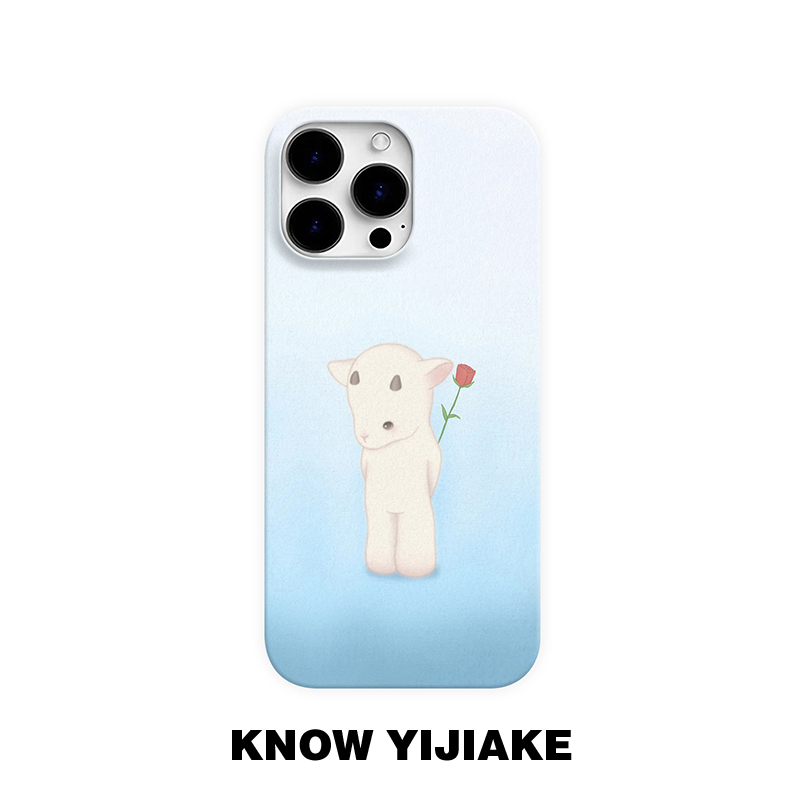 手拿玫瑰适用苹果17pro手机壳16promax华为小米15oppo套vivo荣耀