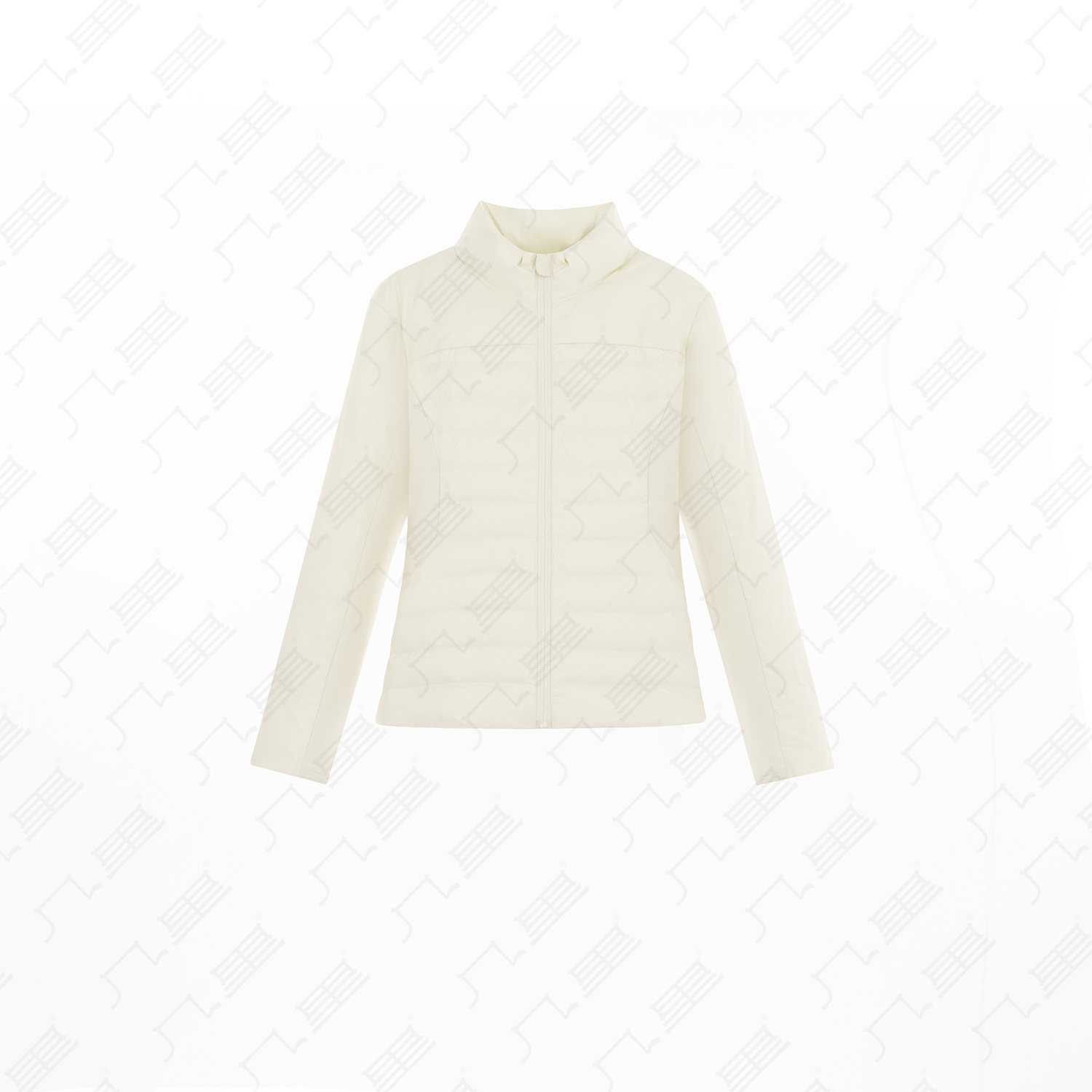 几里与麻 收腰显瘦立领羽绒服 衣长60胸围92 2101380