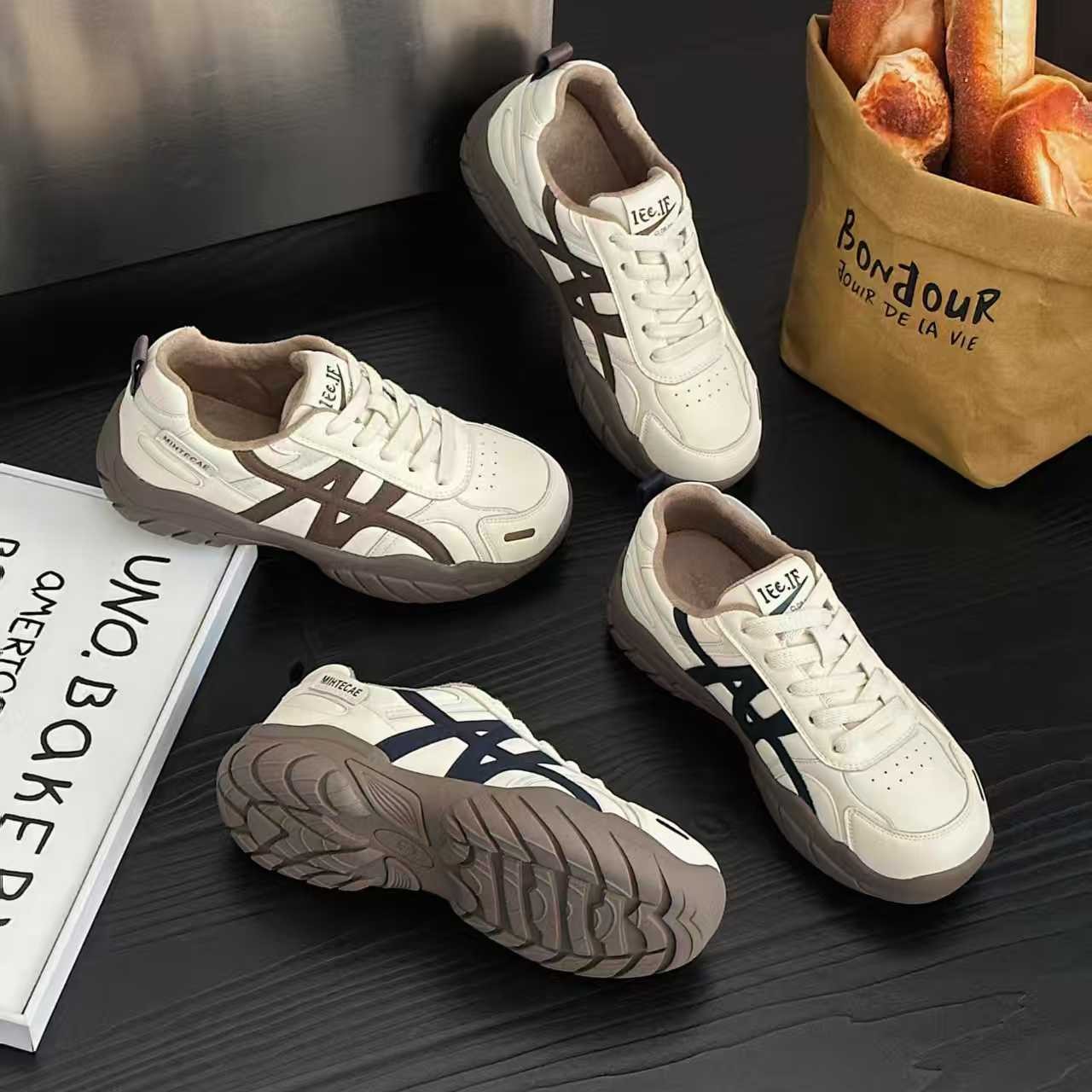 路易保罗实体鞋店网红系带韩版阿甘鞋透气舒适时尚百搭休闲鞋