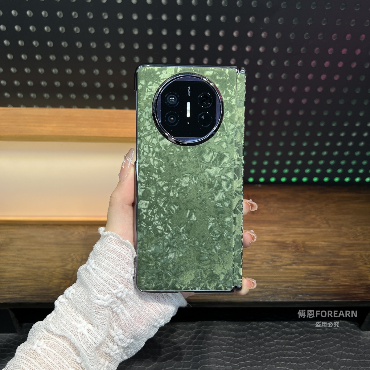 适用于华为MateX5手机壳matex6折叠屏x3保护套x6贝壳纹高级感新款