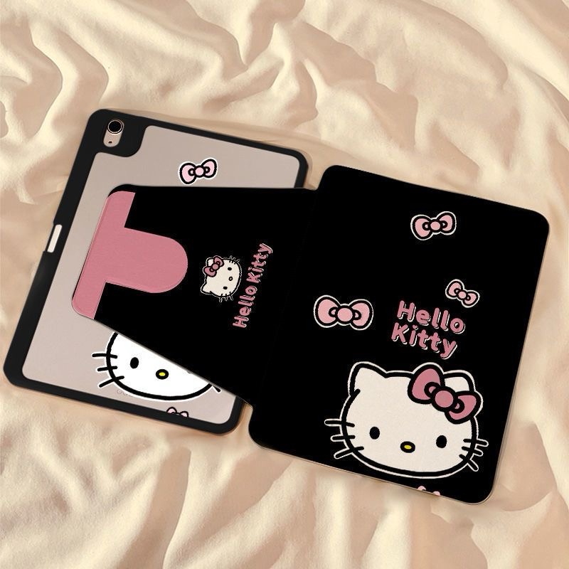 凯蒂头像适用苹果iPadA16平板保护套旋转2025款iPad11笔槽iPad10