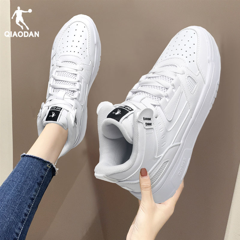 乔丹官方旗舰板鞋女鞋2025新款运动鞋高帮鞋子休闲小白鞋百搭潮鞋