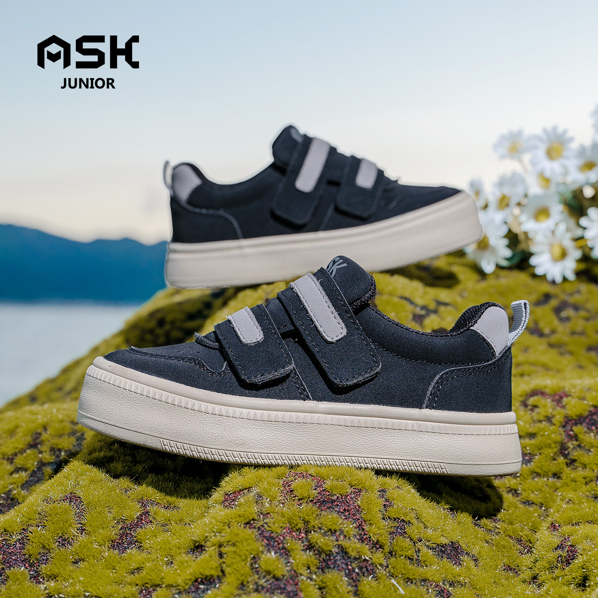 浅口魔术贴垂直时尚休闲鞋豹纹春季贴墙胶粘童鞋AXS24C004