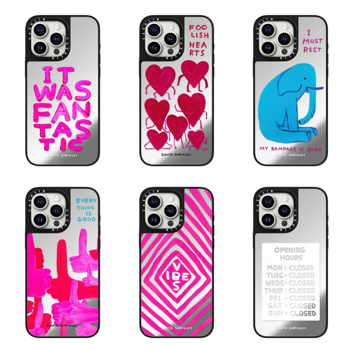 CASE联名David Shrigley艺术家16Pro适用iPhone15ProMax苹果14plu