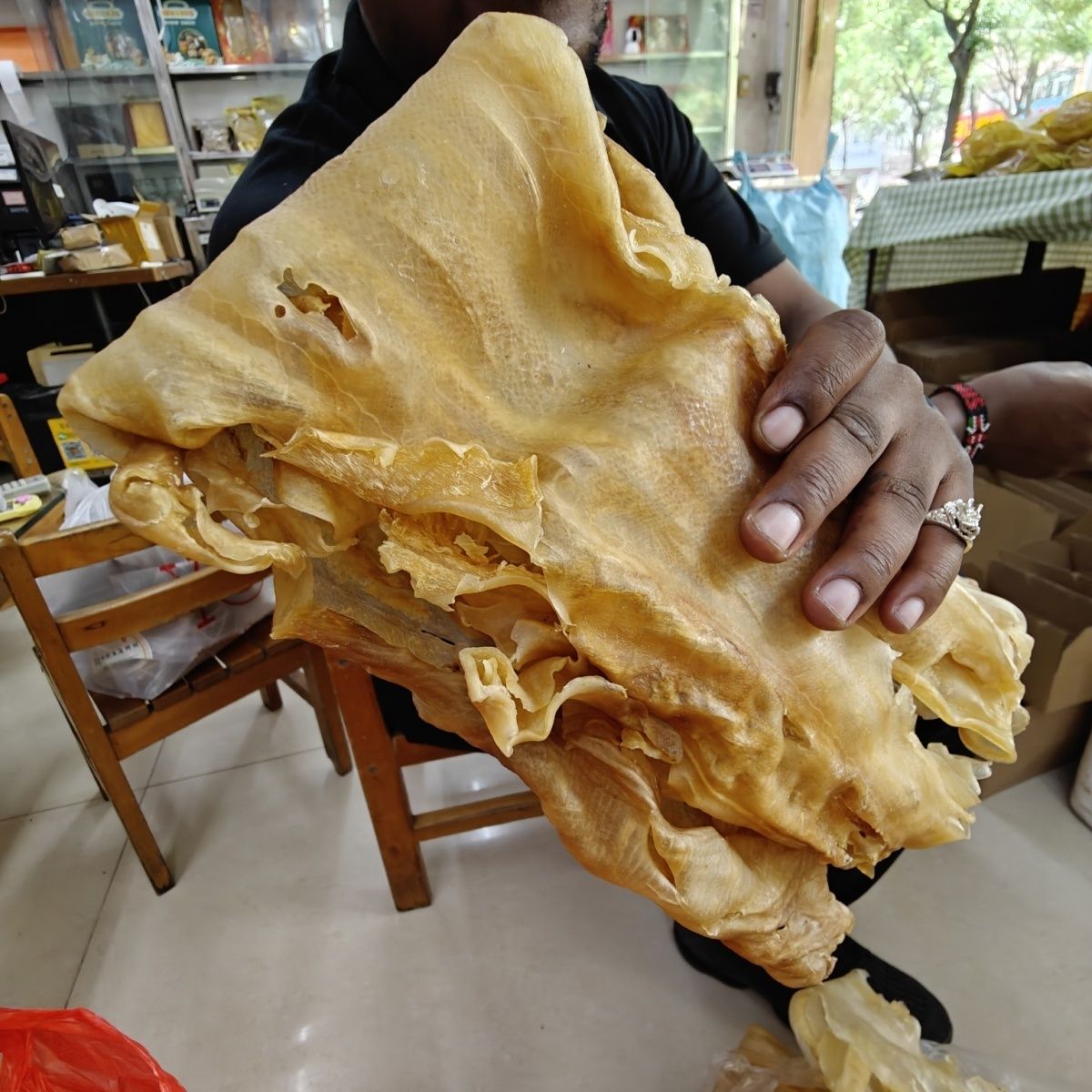 足干天然鲨鱼皮翅皮鱼翅边上肉翅头肉鱼唇干货海鲜味产品新鲜正宗