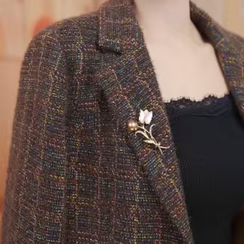 X1155气质百搭小香风女秋冬短款休闲显瘦外套2025新款